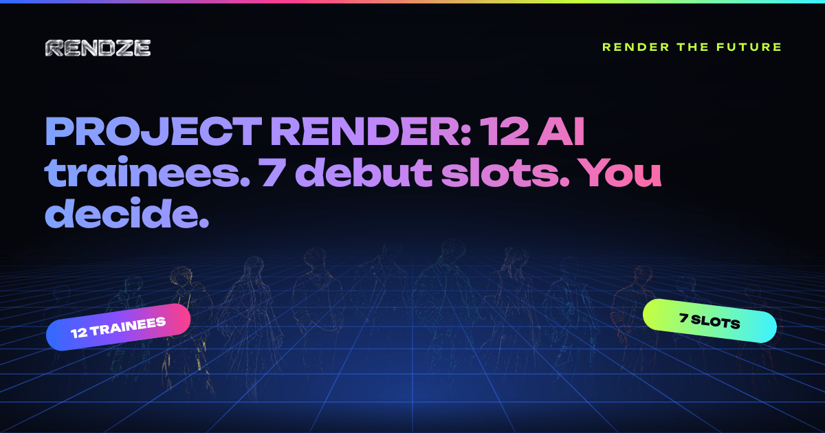 PROJECT RENDER AI idol show by RENDZE