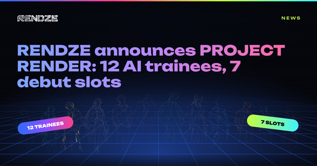 RENDZE Umumkan PROJECT RENDER: Acara Vote Penggemar Idol AI