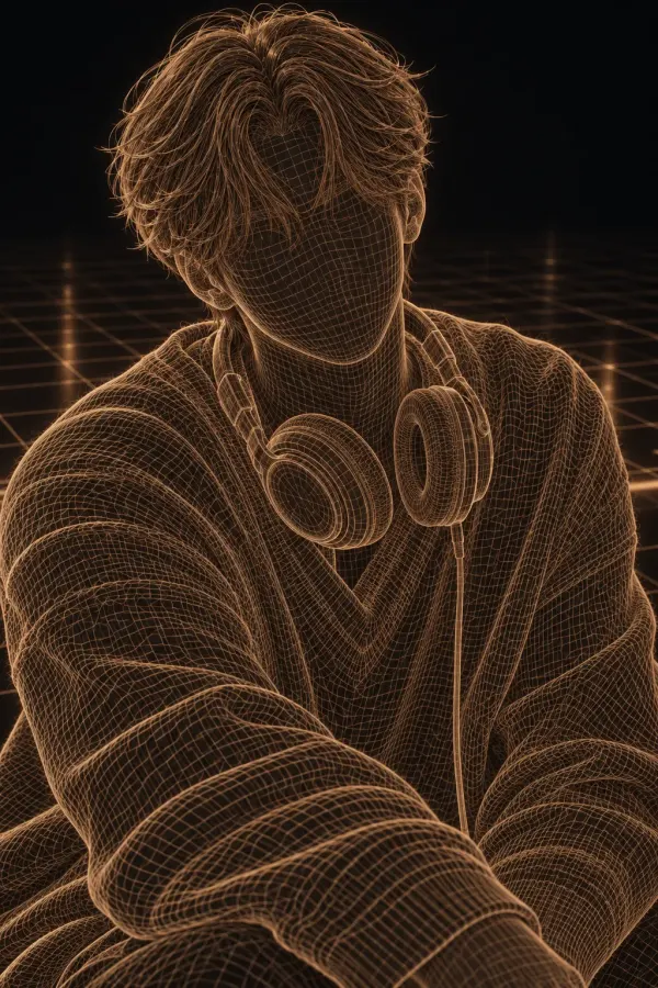 Hidden silhouette of Trainee 05, signature color Cocoa