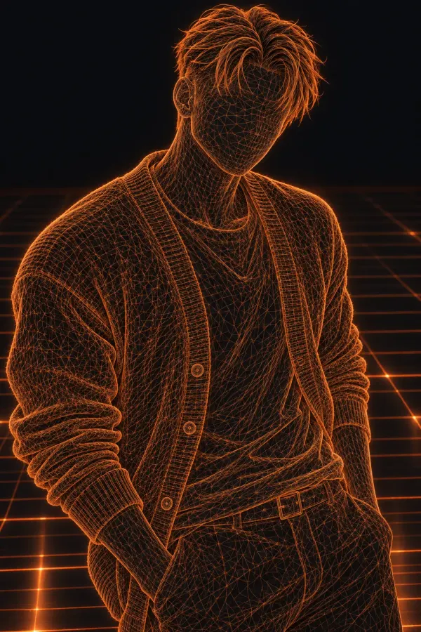 Hidden silhouette of Trainee 10, signature color Orange